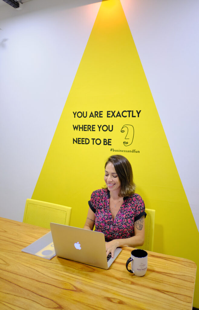Sala de coworking privativa
