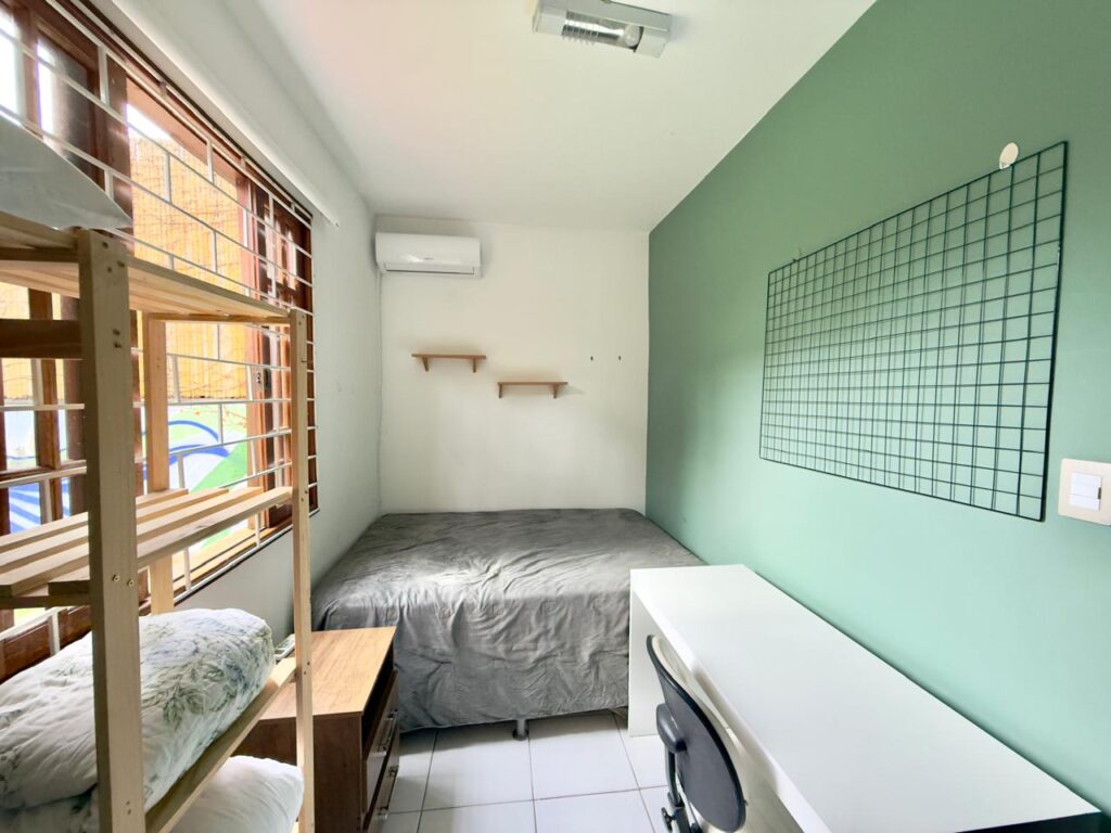 Quarto privativo mobiliado no Muní Coliving